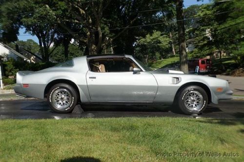 1979 pontiac t-top firebird esprit for sale~quartez silver~new paint~no reserve