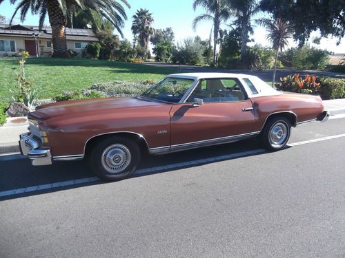 1974 chevrolet monte carlo survivor hot rat rod cruiser low rider scraper v8