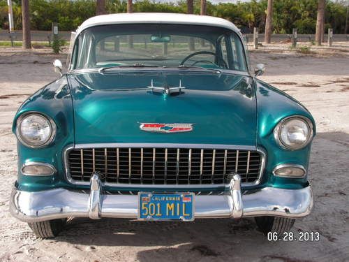 Beautiful 1955 Bel Air Sedan V-8 Runs Well Florida, image 7