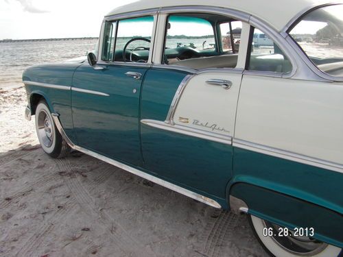 Beautiful 1955 Bel Air Sedan V-8 Runs Well Florida, image 9