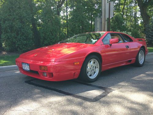 1990 lotus espirt se turbo original owner 37k miles clean car garage kept wow!