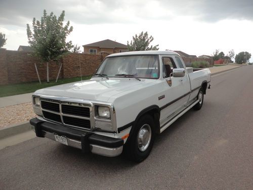 1993 dodge ram 2500 cummins turbo diesel extra cab banks 2 owner low miles