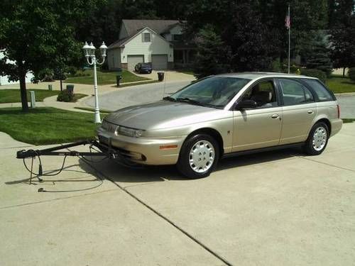 1997 saturn sw2  wagon tow vehicle 1.9l auto loaded