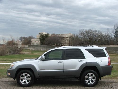 03 4runner sport 2wd 4.7l v8 lthr roof auto complete service history immac