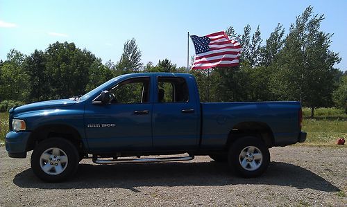 2003 dodge ram 1500 slt crew cab pickup 4-door 4.7l warranty-lifted