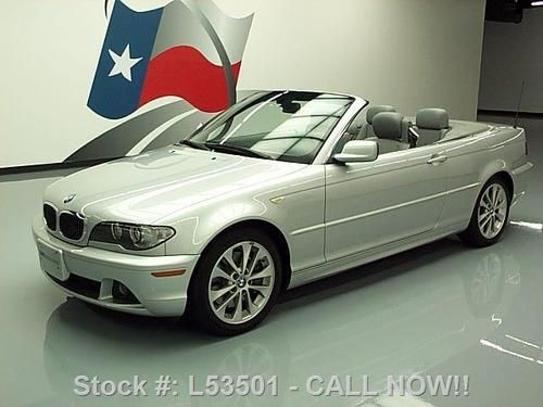 2006 bmw 330ci convertible premium htd leather only 12k texas direct auto
