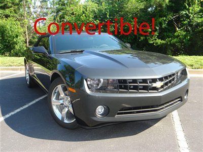 Chevrolet camaro lt new 2 dr convertible automatic 3.6l v6 dir dohc 24v ashen gr