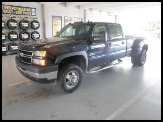 2006 chevrolet silverado 3500 crew cad 6.6l diesel 4wd drw  leather ! ! ! ! ! !