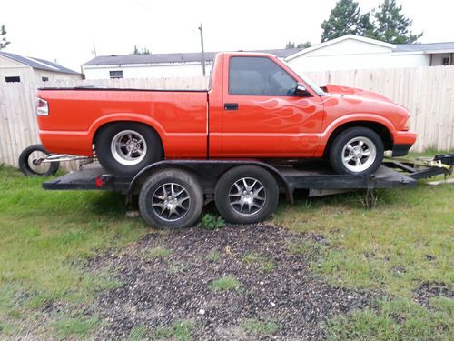 Custom orange 1996 gmc sonoma pick up