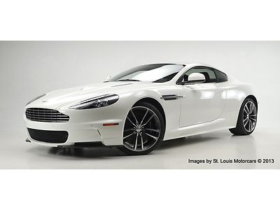 2010 aston martin dbs stratus white obsidian black 1 owner &amp; perfect 7684 miles!