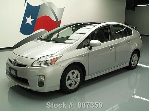2010 toyota prius iii hybrid sunroof nav rear cam 65k texas direct auto