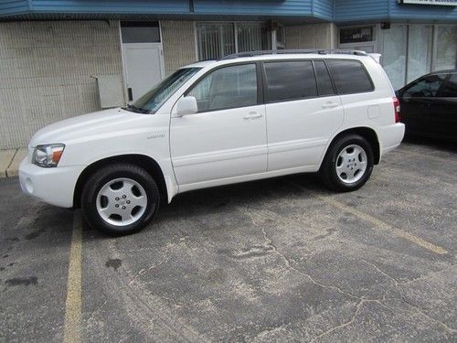 2006 toyota highlander ltd navigation leather 4wd third row