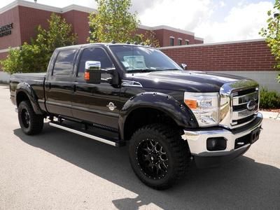 500 miles nav navigation sunroof lariat diesel 6.7 black lifted rims off road
