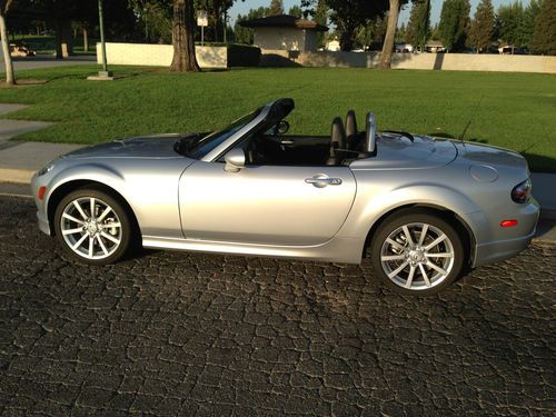 2007 mazda mx-5 miata grand touring prht sunlight silver