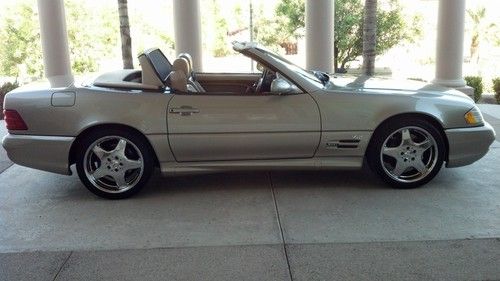 Sl600 v12 sport pkg, 77k, 2 tops, dealer maintained, records..   $1 no reserve