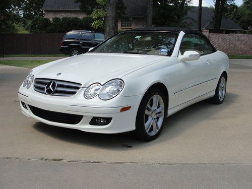 2006 Mercedes-Benz CLK350 Alabaster White Convertible w/Black Top, Tan Interrior, US $18,995.00, image 10