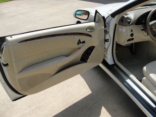 2006 Mercedes-Benz CLK350 Alabaster White Convertible w/Black Top, Tan Interrior, US $18,995.00, image 16