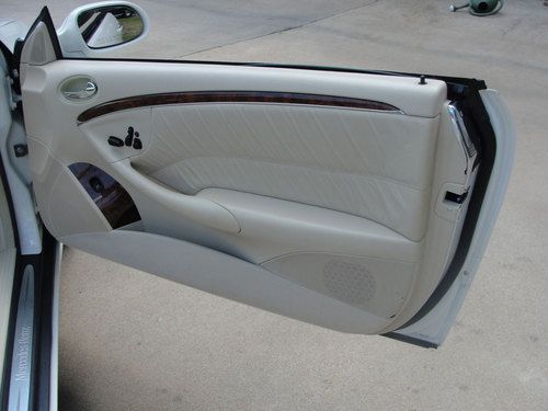 2006 Mercedes-Benz CLK350 Alabaster White Convertible w/Black Top, Tan Interrior, US $18,995.00, image 21