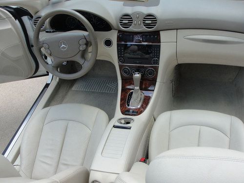 2006 Mercedes-Benz CLK350 Alabaster White Convertible w/Black Top, Tan Interrior, US $18,995.00, image 22
