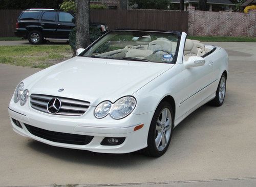 2006 Mercedes-Benz CLK350 Alabaster White Convertible w/Black Top, Tan Interrior, US $18,995.00, image 23