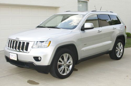 No reserve 2011 jeep grand cherokee 4x4 70th anniversary 3.6l v6 nav leather nr