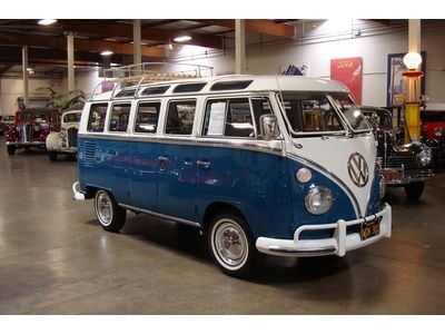 1967 volkswagen 21 window deluxe bus california bus