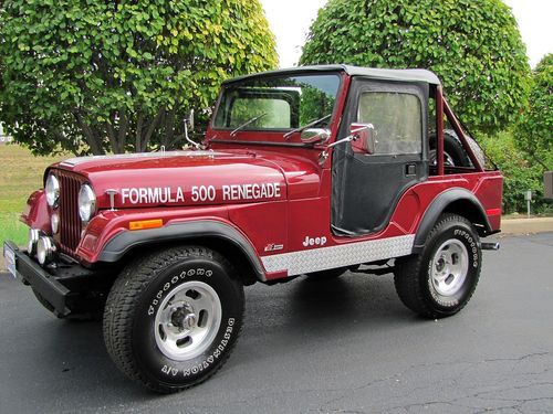 1974 jeep cj5 renegade - spunky 4 wheel drive