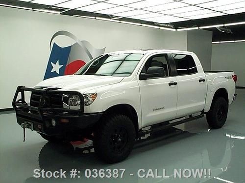 2012 toyota tundra trd crewmax 4x4 leather sunroof 30k texas direct auto