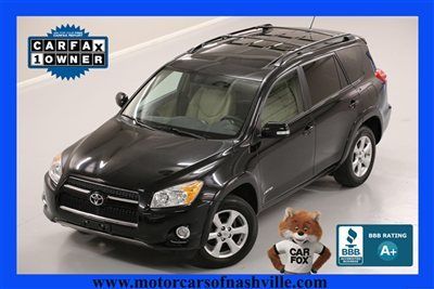 7-days *no reserve* '10 rav4 4wd limited nav leather carfax warranty low price