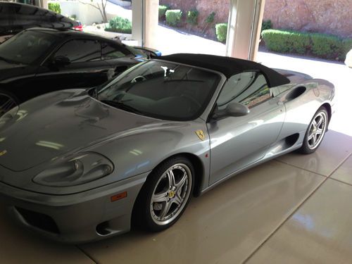 2004 ferrari 360 spider convertible 8,000 miles f1