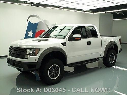 2010 ford f150 svt raptor supercab 4x4 6.2l sunroof nav texas direct auto