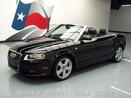 2009 audi a4 2.0t quattro awd convertible s-line 38k mi texas direct auto