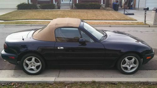 1996 midnight blue mazda miata m edition convertible 2-door 1.8l