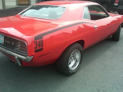 1970 plymouth barracuda cuda package 340 cu/in engine