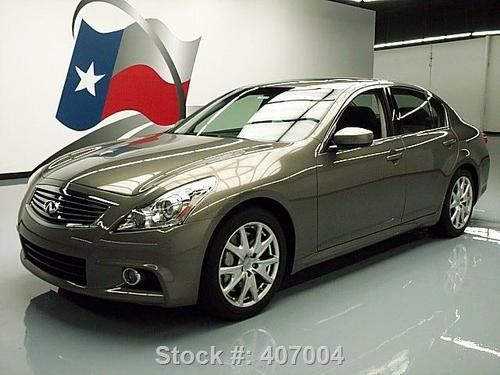 2010 infiniti g37 sport sedan sunroof nav rear cam 17k texas direct auto