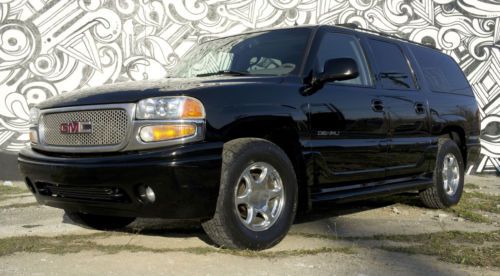 2002 gmc yukon denali xl, black, 4-door, 4x2, 6.0l vortex v8 engine