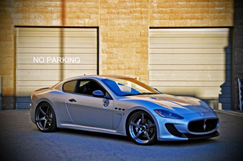 2012 maserati granturismo mc full carbon, forged wheels, jl audio demo car.