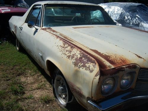 Chevrolet chevy el camino 1970 factory air &amp; automatic needs restoration