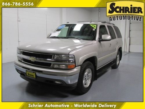 2005 chevy tahoe lt 4x4 rear seat dvd 7 passenger bose running boards luggage ra