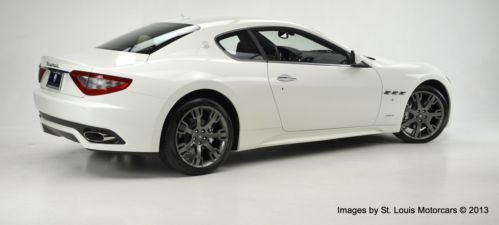2013 Maserati Granturismo Sport Coupe Bianco Eldorado over Nero 106 Miles!, image 7