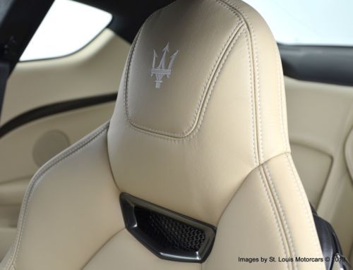 2013 Maserati Granturismo Sport Coupe Bianco Eldorado over Nero 106 Miles!, image 15