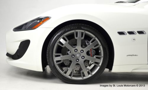 2013 Maserati Granturismo Sport Coupe Bianco Eldorado over Nero 106 Miles!, image 18