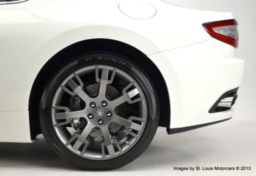 2013 Maserati Granturismo Sport Coupe Bianco Eldorado over Nero 106 Miles!, image 19
