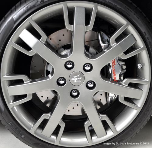2013 Maserati Granturismo Sport Coupe Bianco Eldorado over Nero 106 Miles!, image 20