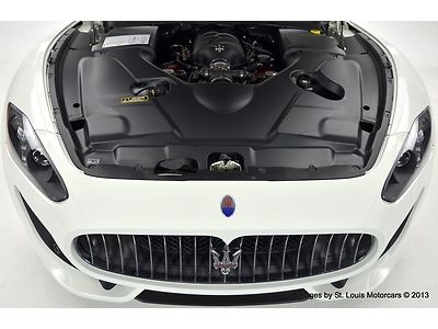 2013 Maserati Granturismo Sport Coupe Bianco Eldorado over Nero 106 Miles!, image 23