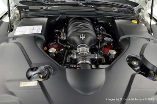2013 Maserati Granturismo Sport Coupe Bianco Eldorado over Nero 106 Miles!, image 24