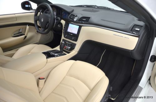2013 Maserati Granturismo Sport Coupe Bianco Eldorado over Nero 106 Miles!, image 25