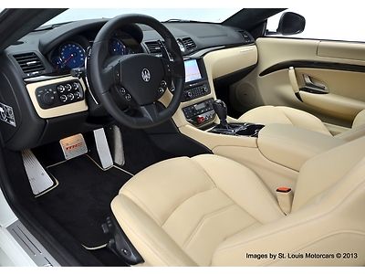 2013 Maserati Granturismo Sport Coupe Bianco Eldorado over Nero 106 Miles!, image 26