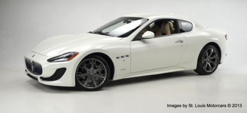2013 Maserati Granturismo Sport Coupe Bianco Eldorado over Nero 106 Miles!, image 27