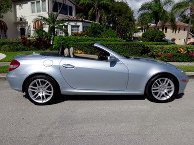Florida 08 SLK 280 Convertible 1-Owner Clean Carfax 3.0L V6 No Reserve Must See, image 4
